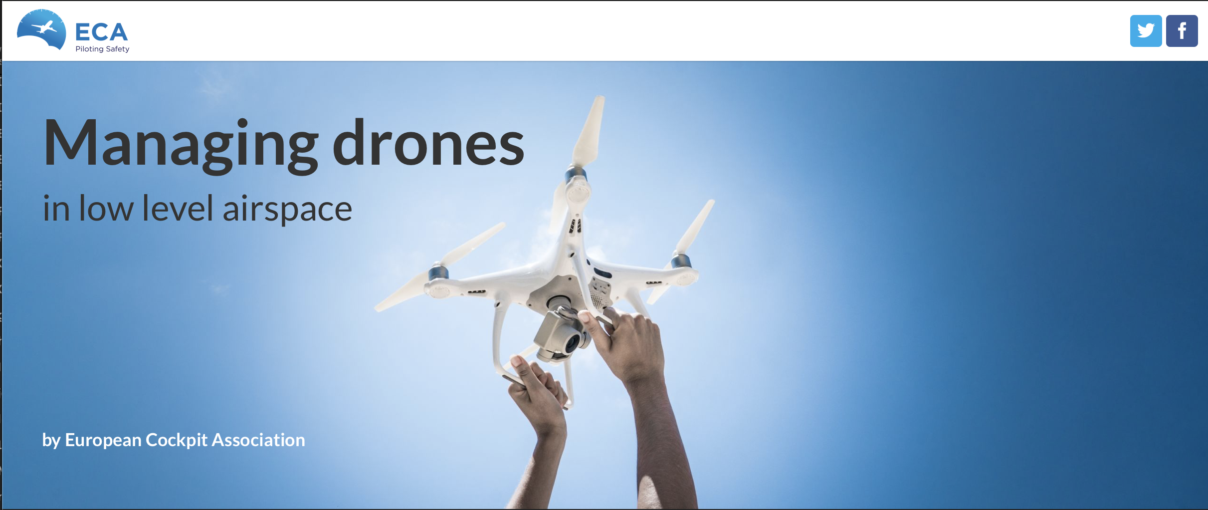 Managing drones in low level airspace